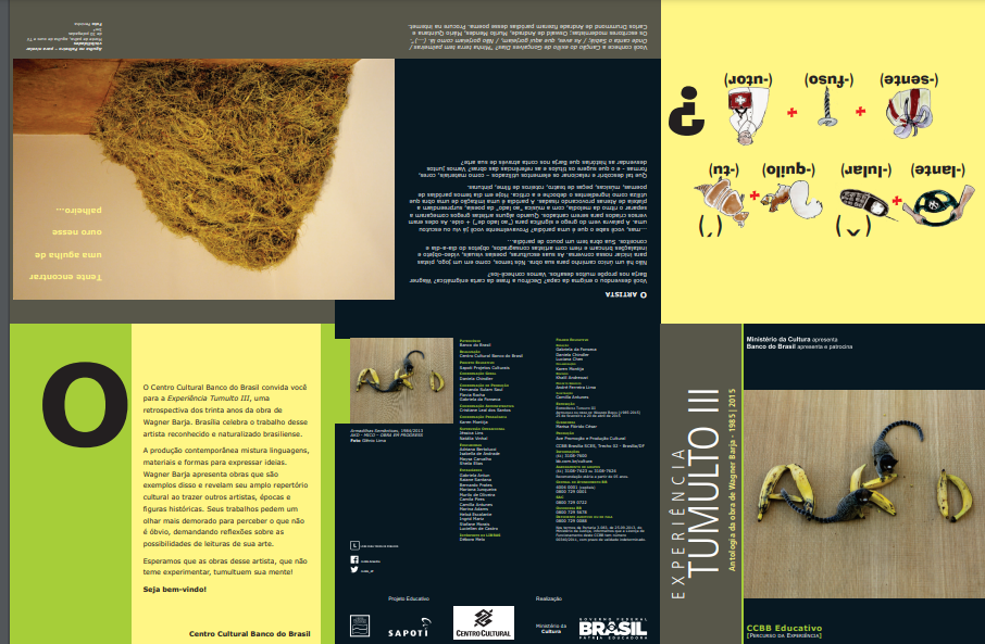 Experiência Tumulto III Antologia da Obra de Wagner Barja – 1985 | 2015